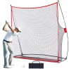 Golf Practice Hitting Net, Huge 7.8x7ft Golf Net, Personal Driving Range for Indoor or Outdoor Use, Portable Home Golf Aid Net