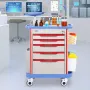 5 lag laboratorievogne mobil medicinsk vogn med 5 skuffer og 2