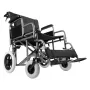 Wheelchair Steel Transport Chair Foldable Wheelchair 24-In W Seat 300lbs