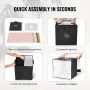 12 "x 12" Foto Studio Light Box 3000-5600k 6 Dobbeltsidede