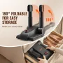 180° Foldable 2 Tubes Shoe Dryer, Portable Boot Dryer with Timer, Boot Warmers/Dryer with Heat Blower & PP(V0 Flame Retardant) f