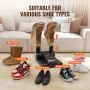 180° Foldable 2 Tubes Shoe Dryer, Portable Boot Dryer with Timer, Boot Warmers/Dryer with Heat Blower & PP(V0 Flame Retardant) f