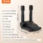 180° Foldable 2 Tubes Shoe Dryer, Portable Boot Dryer with Timer, Boot Warmers/Dryer with Heat Blower & PP(V0 Flame Retardant) f