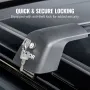 Universal Roof Rack Crossbar Max 53.5 "Passer til rillede