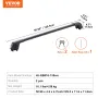 Universal Roof Rack Crossbar Max 53.5 "Passer til rillede