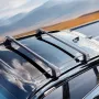 Universal Roof Rack Crossbar Max 53.5 "Passer til rillede