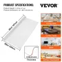 96x 42 tommer tyk klar tabelbeskytter klar PVC -duge Tabel Top