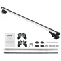 Universal Roof Rack Crossbar 132.1 cm Length for Vehicle with Raised Side Rail