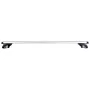 Universal Roof Rack Crossbar 132.1 cm Length for Vehicle with Raised Side Rail