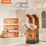 Detachable 4 Tubes Shoe Dryer, Portable Boot Dryer with Timer, Boot Warmers/Dryer with Heat Blower & ABS+PP for Snow Boots, Leat