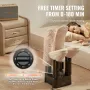 Detachable 4 Tubes Shoe Dryer, Portable Boot Dryer with Timer, Boot Warmers/Dryer with Heat Blower & ABS+PP for Snow Boots, Leat