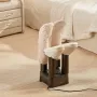 Detachable 4 Tubes Shoe Dryer, Portable Boot Dryer with Timer, Boot Warmers/Dryer with Heat Blower & ABS+PP for Snow Boots, Leat