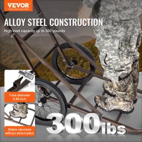 Foldning af hjorte vognspiltransportudstyr Dolly 300 lbs kapacitet