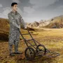 Deer Cart, 300 LBS Capacity Folding Game Cart, Deer Cart Game Hauler with Big Rubber Wheels & Ergonomic Handle, Heavy-Duty Game 