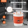 5 gallon metal trommelvarme 800 watt 7,75 tommer bredde86-302â