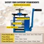 Rolling Mill 4.4"/112mm Jewelry Rolling Mill Machine Gear Ratio 1:2.5 Wire Roller Mill 0.1-7mm Press Thickness Manual Combinatio