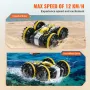 Amfibisk fjernbetjening Bilbåd 2,4 GHz 4WD RC Boat Kids Voksne