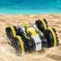 Amfibisk fjernbetjening Bilbåd 2,4 GHz 4WD RC Boat Kids Voksne