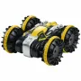Amphibious Remote Control Car Boat, 2.4GHz 12 km/h, 4WD Waterproof RC Car for Kids, 360° Rotating Stunt Car with 2 Batteries, Al