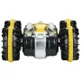 Amphibious Remote Control Car Boat, 2.4GHz 12 km/h, 4WD Waterproof RC Car for Kids, 360° Rotating Stunt Car with 2 Batteries, Al