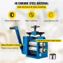 Rolling Mill 4.4"/112mm Jewelry Rolling Mill Machine Gear Ratio 1:2.5 Wire Roller Mill 0.1-7mm Press Thickness Manual Combinatio