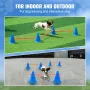 Dog Agility Hurdle Cone Set 6 PCS KIT-12 XCONES 6 XAGILITY RODS