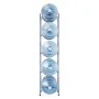 5 Tiers Water Jug Holder, 5 Gallon Water Bottle Holder, Single Row Water Bottle Rack for 5 Bottles, Heavy Duty Water Jug Rack fo