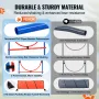 Dog Agility Training Equipment, 5 PCS Combination Set with Adjustable High Hurdles,6 Weave Poles, Tunnel, Jump Ring, Pause Box, 