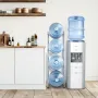 4 Tiers Water Jug Holder, 5 Gallon Water Bottle Holder, Single Row Water Bottle Rack for 4 Bottles, Heavy Duty Water Jug Rack fo