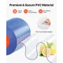 Clear PVC Strip Curtain, 15 m Length x 20 cm Width, Plastic Door Strip Bulk Roll, Walk in Freezer Cooler Curtain Strips for Door