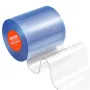 Clear PVC Strip Curtain, 15 m Length x 20 cm Width, Plastic Door Strip Bulk Roll, Walk in Freezer Cooler Curtain Strips for Door