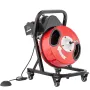 Drain Cleaner Machine 50ft x 1/2 tommer manuel Feed Snake Auger