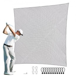 Golf Net, 3048 x 4572 mm Golf Practice Net, Indoor Hitting Net for Golf, Baseball, Hockey, Soccer, Heavy Duty Nylon DIY Ball