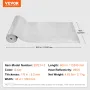Double Reflective Insulation Roll, Foam Core Radiant Barrier, 3.2 mm 48 in x 50 ft, Double-Sided Aluminum Foil EPE Foam Heat Ref