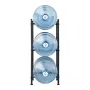 3 Tiers Water Jug Holder, 5 Gallon Water Bottle Holder, Single Row Water Bottle Rack for 3 Bottles, Heavy Duty Water Jug Rack fo