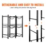 3 Tiers Water Jug Holder, 5 Gallon Water Bottle Holder, Double Row Water Bottle Rack for 6 Bottles, Heavy Duty Water Jug Rack fo