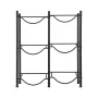 3 Tiers Water Jug Holder, 5 Gallon Water Bottle Holder, Double Row Water Bottle Rack for 6 Bottles, Heavy Duty Water Jug Rack fo