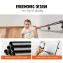 Pipe Stair Handrail, 213.4 cm Staircase Handrail, 199.6 kg Load Capacity Carbon Steel Pipe Handrail, Industrial Pipe Handrail wi