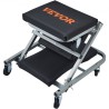 Z-Creeper Seat, 2 in 1 Rolling Folding Car Creeper/Stool, 300 lbs Capacity Mechanic Creeper, Low Profile Creeper with 6 pcs