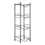4 Tiers Water Jug Holder, 5 Gallon Water Bottle Holder, Single Row Water Bottle Rack for 4 Bottles, Heavy Duty Water Jug Rack fo
