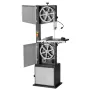 Band Saw, 13.39-Inch, 440-846 RPM Continuously Viable Benchtop Bandsaw, 1100W 1-1/2HP Motor 13" Cutting Height 109.45" Sawblade 