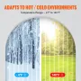 Strip Curtain PVC Door Curtain 2499.4 cm x 20.3 cm Roll Cooler Freezer Clear Plastic