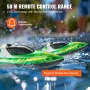 RC Boat 2.4 GHz fjernbetjening Racing Boat 12 km/t Kids Voksne