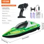 RC Boat 2.4 GHz fjernbetjening Racing Boat 12 km/t Kids Voksne