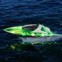 RC Boat 2.4 GHz fjernbetjening Racing Boat 12 km/t Kids Voksne