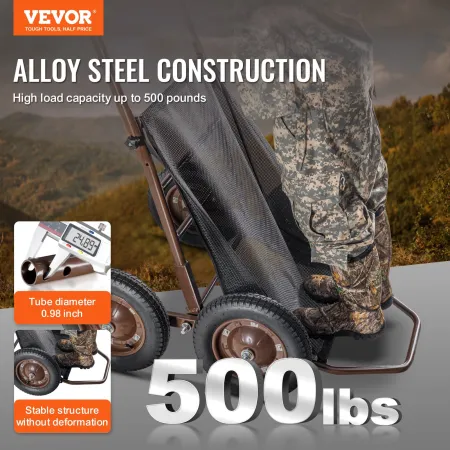 Foldning af hjorte vognspiltransportudstyr Dolly 500 lbs