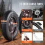 Deer Cart, 500 LBS Capacity Folding Game Cart, Deer Cart Game Hauler with 4 Big Wheels & Ergonomic Handle, Heavy-Duty Game Cart 
