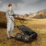 Deer Cart, 500 LBS Capacity Folding Game Cart, Deer Cart Game Hauler with 4 Big Wheels & Ergonomic Handle, Heavy-Duty Game Cart 