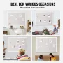 48"x36" White Cork Board with Linen Surface – Stylish Wall-Mounted Bulletin Board for Home, School, Office – Elegant & Functiona