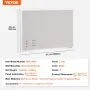 48"x36" White Cork Board with Linen Surface – Stylish Wall-Mounted Bulletin Board for Home, School, Office – Elegant & Functiona